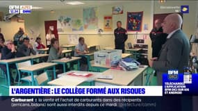 Hautes-Alpes: le collège de l'Argentière formé aux risques par les sapeurs-pompiers