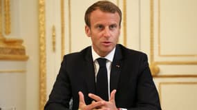 Emmanuel Macron à l'Elysée le 5 septembre 2018