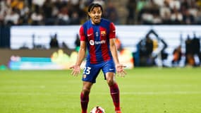 Jules Koundé lors de la finale de la Supercoupe du Roi Real-Barça (4-1), le 14 janvier 2024