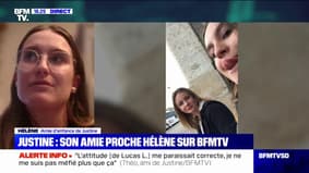 Meurtre de Justine: "J'ai appris ce qui s'était passé à la télé", raconte son amie Hélène