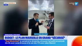 Budget: le plan Marseille en grand "pas du tout" remis en cause selon Emmanuel Macron