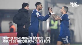 Depay et Reine-Adelaïde blessés : l'OL amputé de près de 60% de ses buts inscrits
