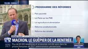 "Nous allons continuer un rythme très élevé de réformes"; assure le député Modem Bruno Fuchs