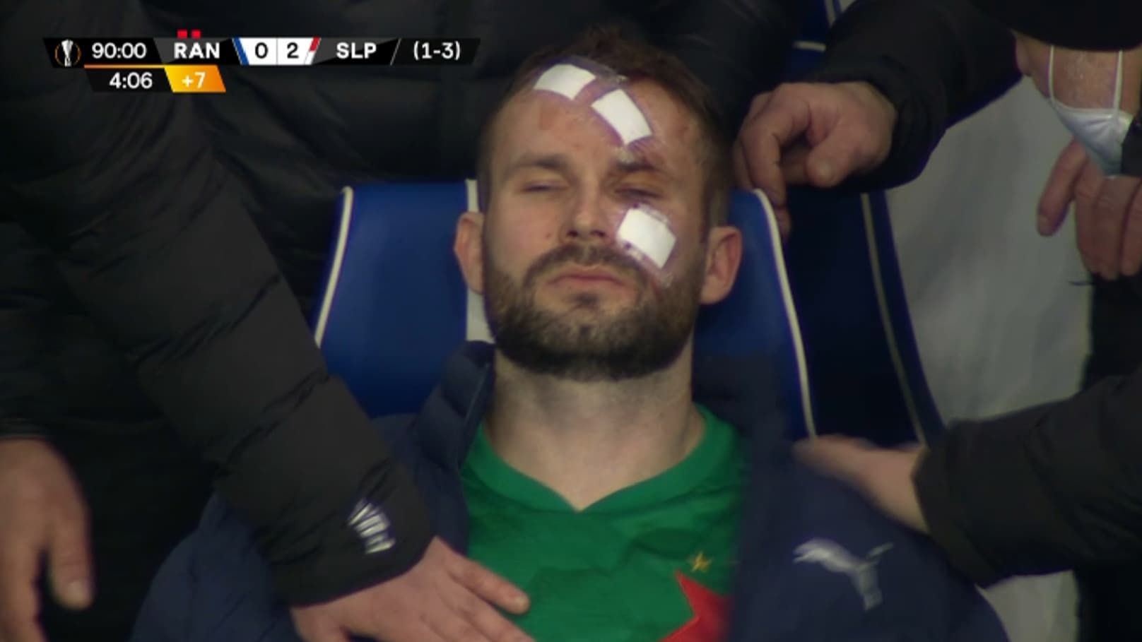 Le gardien du Slavia 