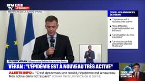 Olivier Véran: "Nous voyons aujourd'hui le nombre de malades Covid en réanimation remonter de façon préoccupante"