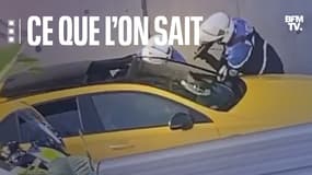 Les images du refus d'obtempérer à Nanterre