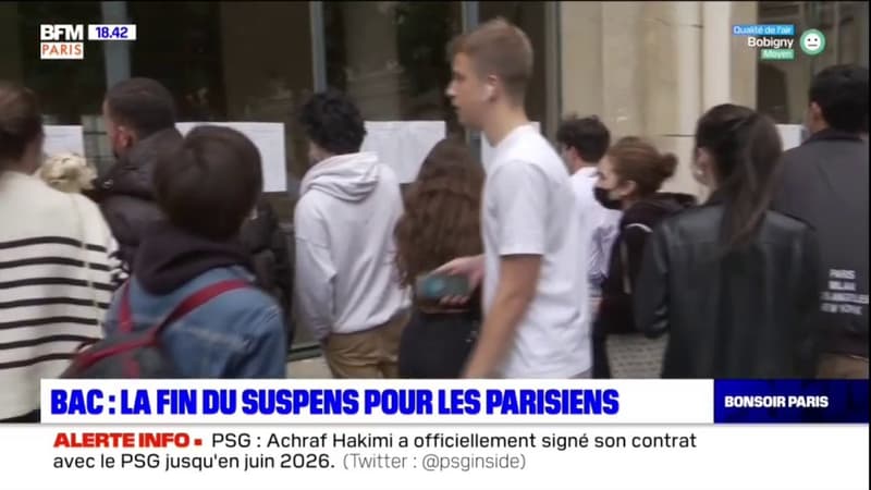 Paris: la fin du suspens pour les lycéens parisiens