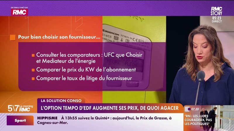 Solution Conso - L'option Tempo d'EDF augmente ses prix, de quoi agacer