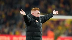 Will Still lors du match entre Lens et Rennes, le 15 mars 2025.