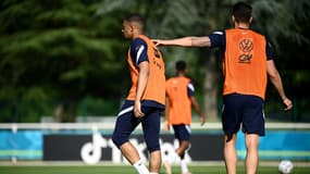 Kylian Mbappé et Olivier Giroud
