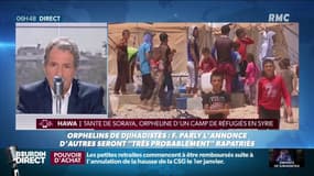 Hawa, espère pouvoir faire rapatrier sa nièce de 4 ans, orpheline, qui vit dans un camp en Syrie
