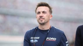 Frankie Muniz, le 16 février 2025, avant sa première course de la saison, à Daytona