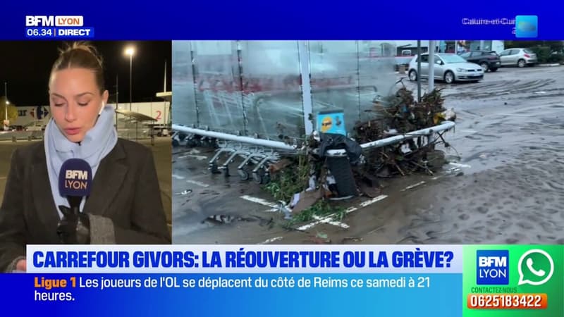 Carrefour de Givors: deux syndicats appellent à la grève ce vendredi pour la réouverture