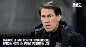 OL : malgré le nul contre Strasbourg, Garcia note un point positif côté lyonnais