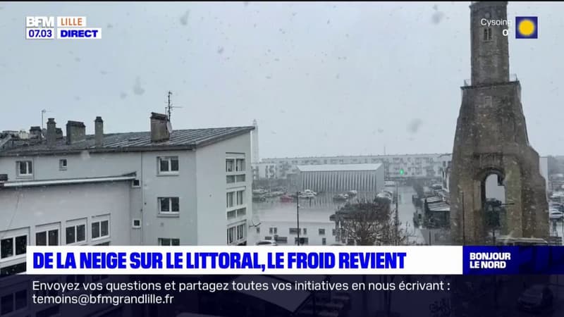 Hauts-de-France: de la neige sur le littoral, le froid revient