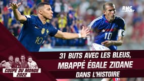 Équipe de France : 31 buts en Bleu, Mbappé égale Zidane 