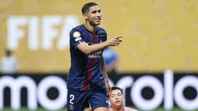 Achraf Hakimi lors de la victoire du PSG face à l'Inter Miami à la Coupe du monde des clubs - le 29/06/2025