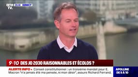 JO 2030: "On va mettre le génie français au service de ce projet-là", assure le président du Comité d'organisation Edgar Grospiron