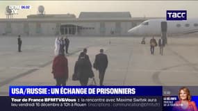 Les premières images de l'échange Brittney Griner-Viktor Bout à l'aéroport d'Abou Dhabi