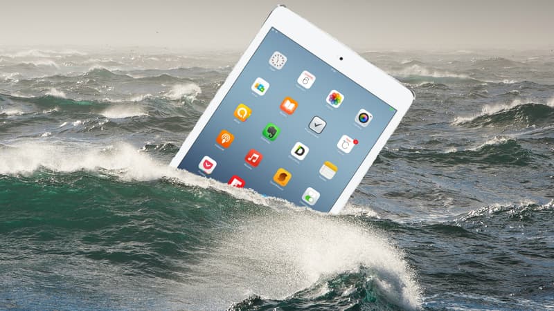 La chute des ventes d'iPad est violente depuis 2013 et devrait se poursuivre en 2016.