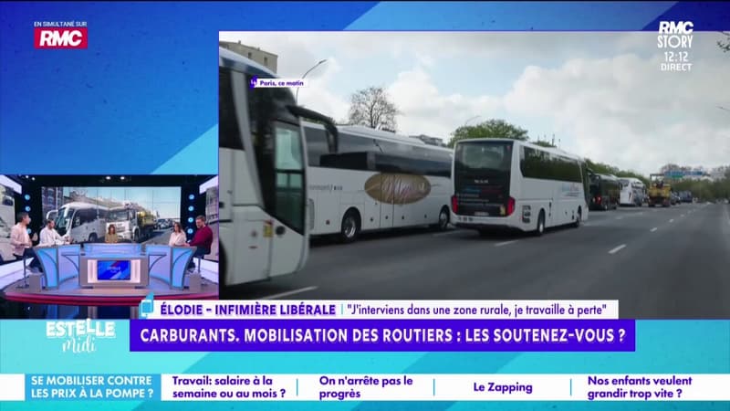 Carburants/Mobilisation : "Je suis à un budget carburant de 700€ par mois", désespère Elodie