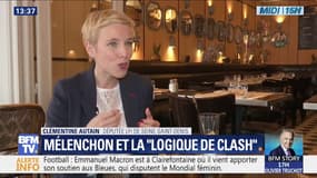 Clémentine Autain fustige la "logique de clash" de Jean-Luc Mélenchon 