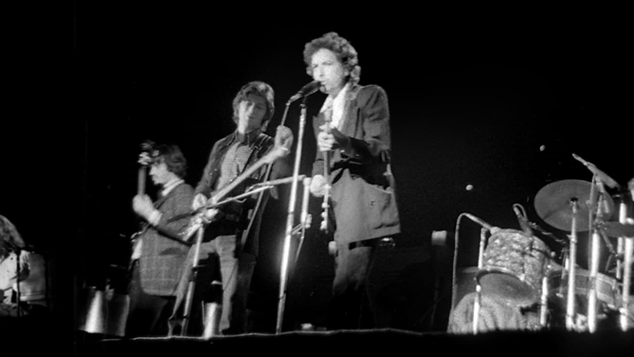 Bob Dylan et le Band en 1974. 