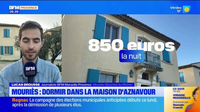 Bouches-du-Rhône: à Mouriès, la maison de Charles Aznavour disponible en location 