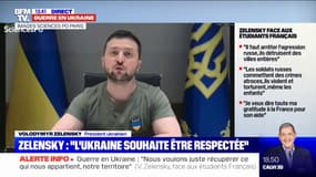 Volodymyr Zelensky: "Si nous étions dans l'OTAN, il n'y aurait pas eu de guerre"