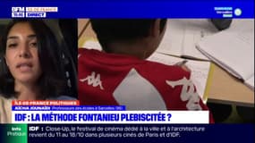 Aïcha Jounaïdi, professeure des écoles à Sarcelles, explique les bienfaits de la méthode "Réconciliations", dans une école élémentaire