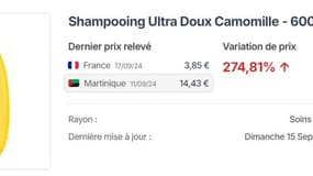 Shampoing Ultra Doux Camomille - martinique