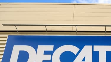 enseigne d'un magasin decathlon à Villeneuve-d'Ascq (Nord)