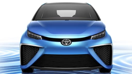 Le concept-car FCV de Toyota fonctionnera avec une pile à hydrogène.