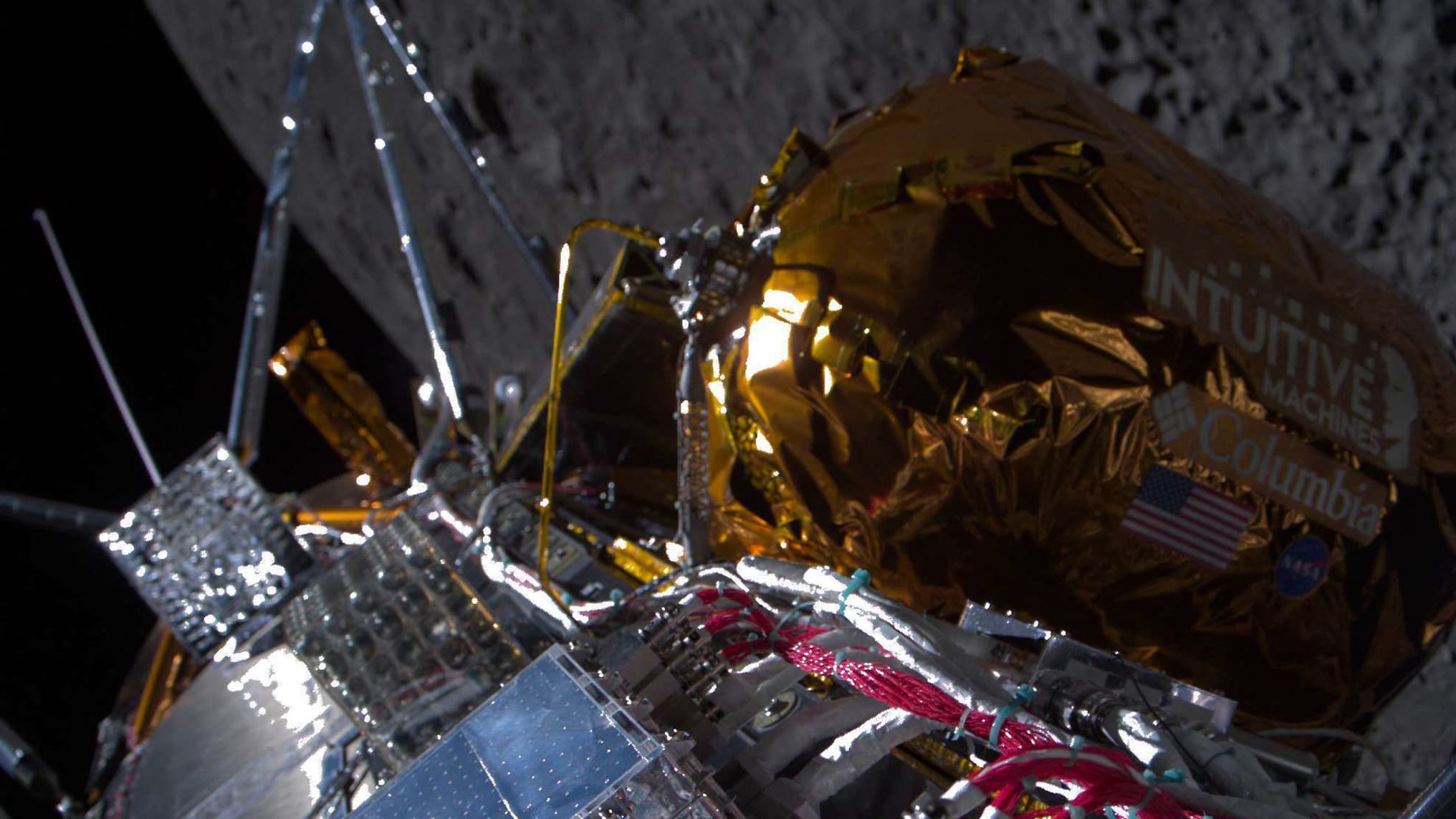 Amerykańska specjalna sonda Odyseusz została całkowicie zgaszona na Księżycu