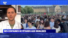 Des centaines de fêtards aux Invalides - 12/06