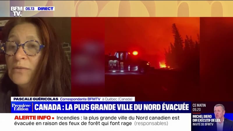 Face à d'importants feux de forêt, la plus grande ville du Nord canadien évacuée
