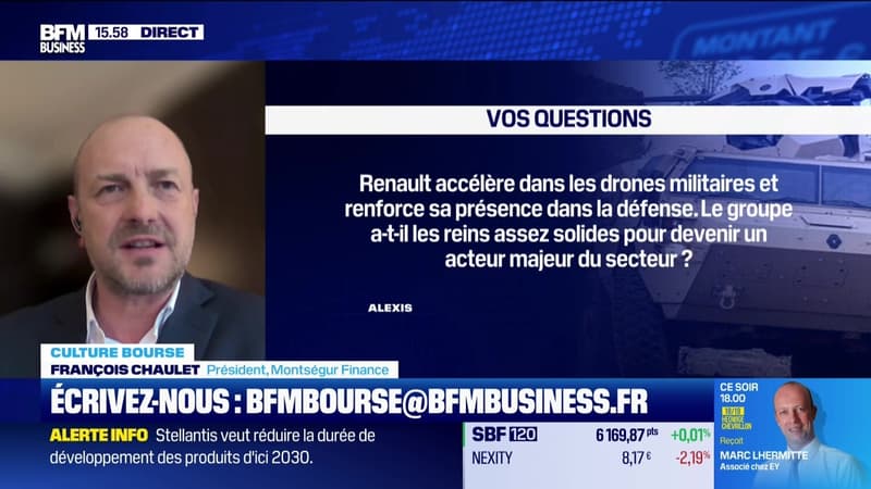Culture Bourse : "Renault accélère dans les drones militaires et renforce sa présence dans la défense. Renault a-t-il les reins assez solides pour devenir un acteur majeur du secteur ?", par Gwendal Daubresse-Chasle - 21/05