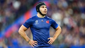 Antoine Dupont lors du quart de finale de la Coupe du monde France-Afrique du Sud (28-29), le 15 octobre 2023