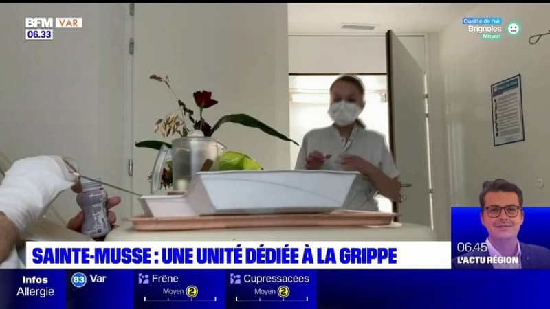 Toulon: une unité dédiée à la grippe à l'hôpital de Sainte-Musse
