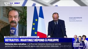 Après les annonces d'Édouard Philippe, Philippe Martinez (CGT) appelle l'ensemble des salariés à "amplifier le mouvement de grève" 