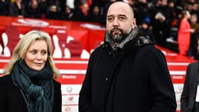 Gérard Lopez, ici avec Nathalie Boy De La Tour, présidente de la LFP,; absente du groupe de travail
