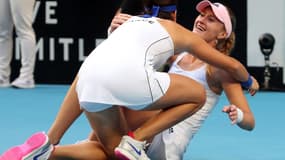 Kristina Mladenovic et Caroline Garcia.