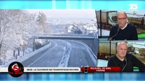 La GG du jour: La neige est un cauchemar pour les transporteurs routiers - 08/02