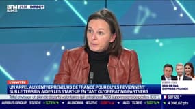 Isabelle Saladin lance un appel aux entrepreneurs de France pour qu'ils reviennent aider les PME - 24/11