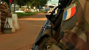 Soldat français à Bangui, ce jeudi 5 décembre.