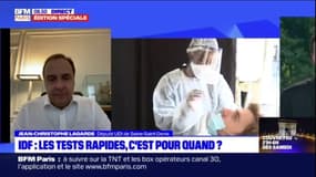 Tests antigéniques: "Il faut les démultiplier pour que chacun puisse être rapidement testé", estime le député de Seine-Saint-Denis Jean-Christophe Lagarde