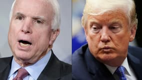 John McCain et Donald Trump s'opposaient en tous points.