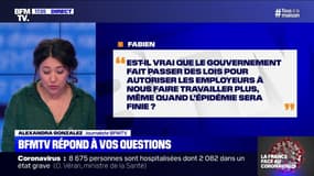 Le gouvernement fait-il passer des lois pour nous faire travailler plus, même après l'épidémie ? BFMTV répond à vos questions