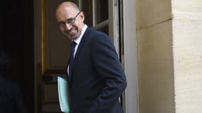 Harlem Désir jeudi à Matignon, où il a été nommé officiellement secrétaire d'Etat aux Affaires européennes.