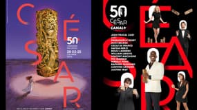 Les affiches de la cérémonie des César 2025